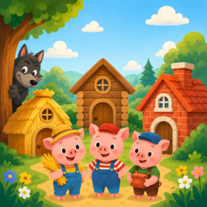 The three little pigs